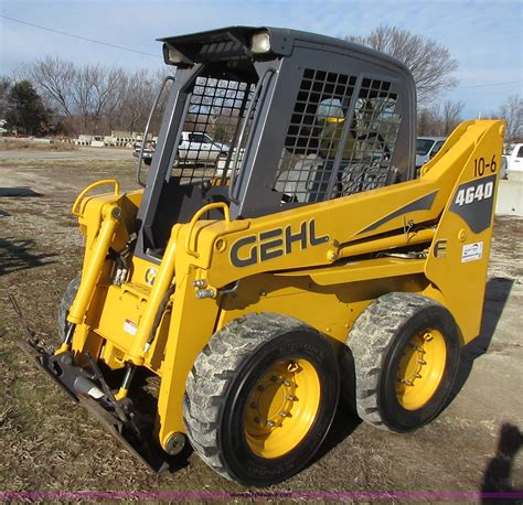 gehl 4640e skid steer|salvage gehl 4640 skidsteer.